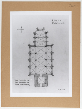 Vorschaubild Korbach: Nikolaikirche, Grundriss. Skizze Wolfgang Schöne 1965